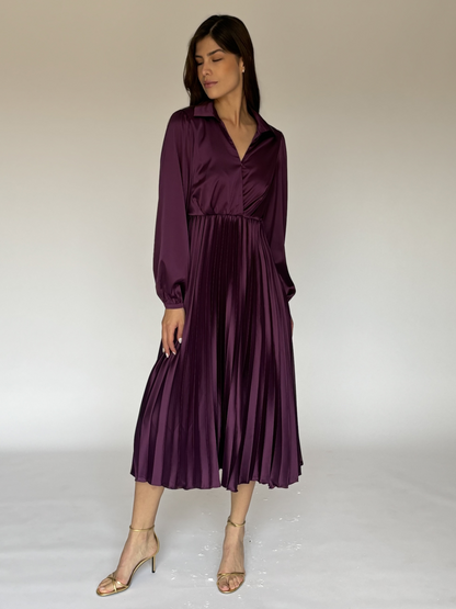 VESTIDO MORADO Y5710