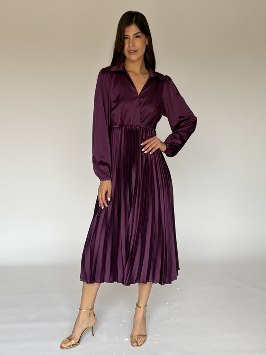 VESTIDO MORADO Y5710