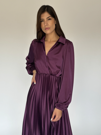 VESTIDO MORADO Y5710