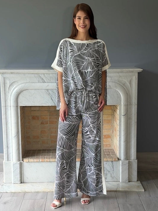 SET ESTAMPADO GRIS P8634