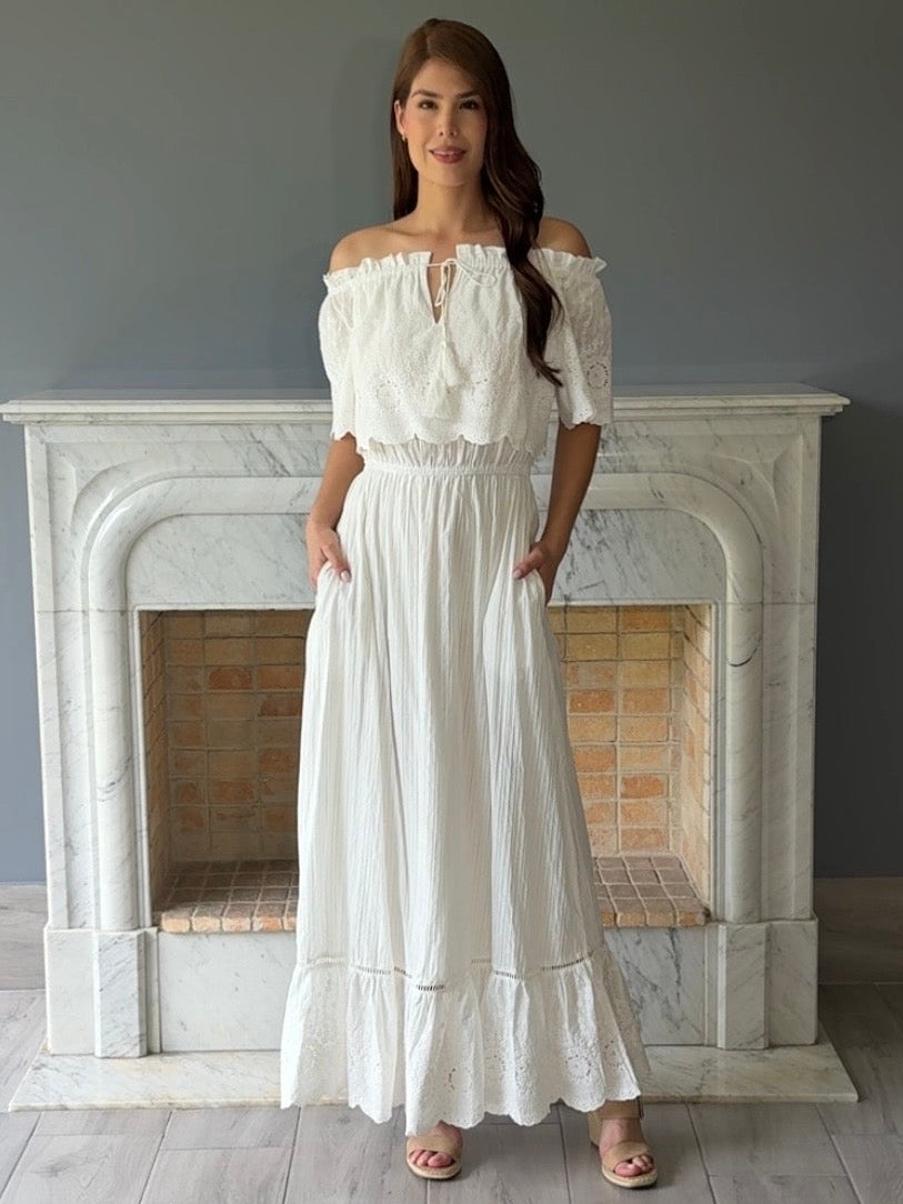 VESTIDO BLANCO 1303