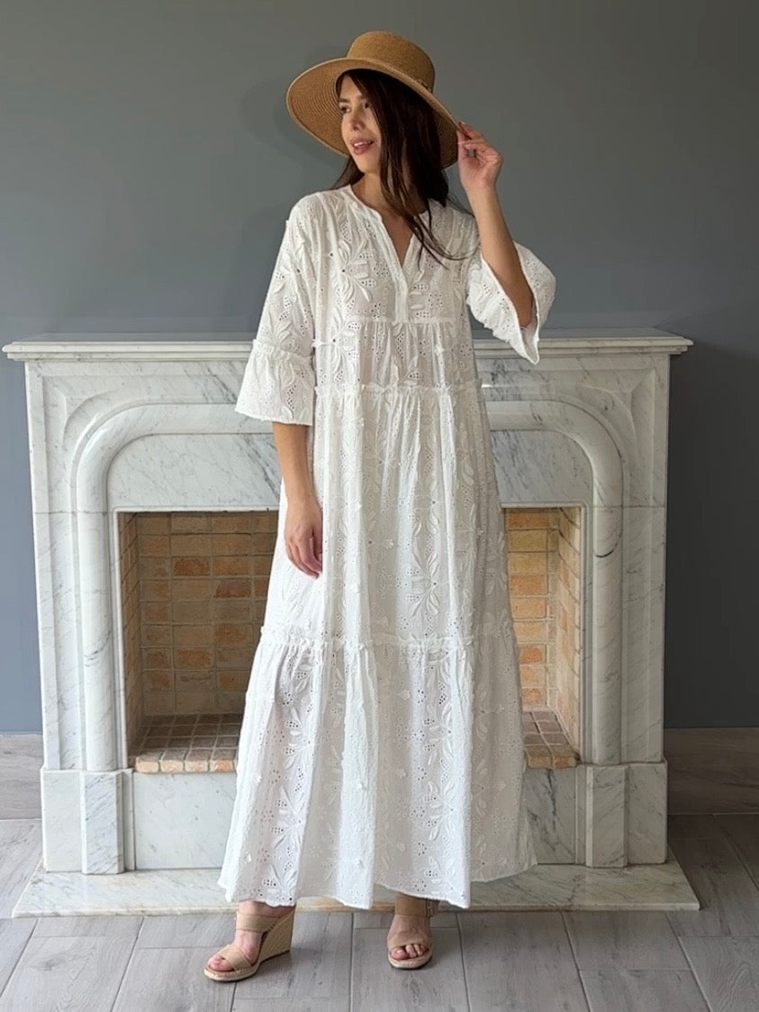 VESTIDO BLANCO 1421