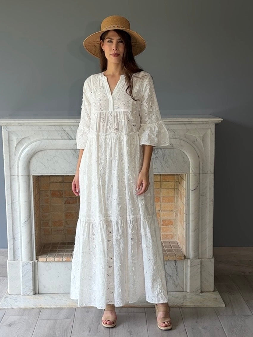 VESTIDO BLANCO 1421
