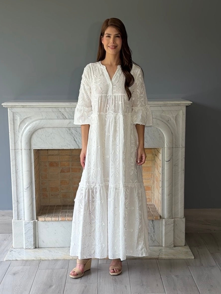 VESTIDO BLANCO 1421