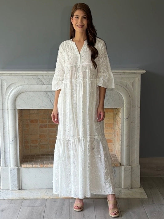 VESTIDO BLANCO 1421