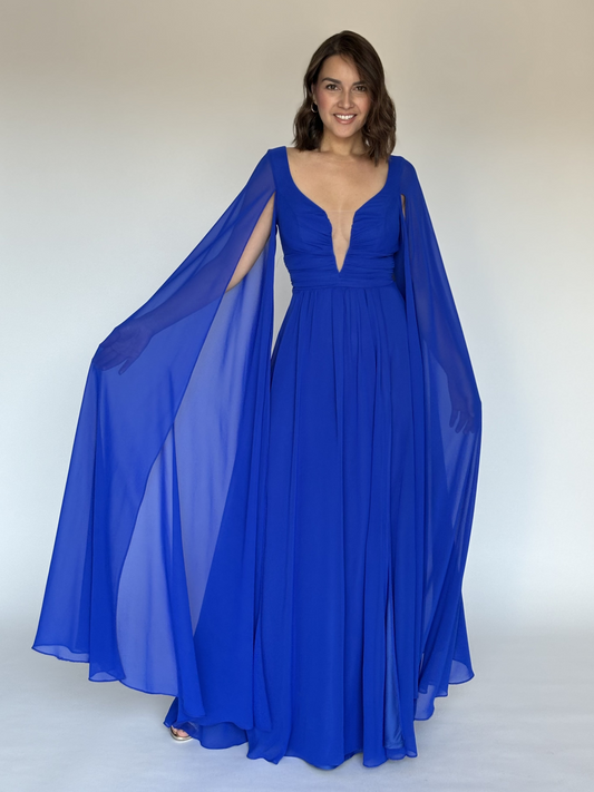 VESTIDO AZUL 7706