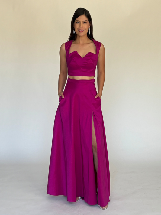 VESTIDO MAGENTA 40298