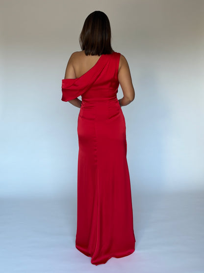VESTIDO ROJO LD11625
