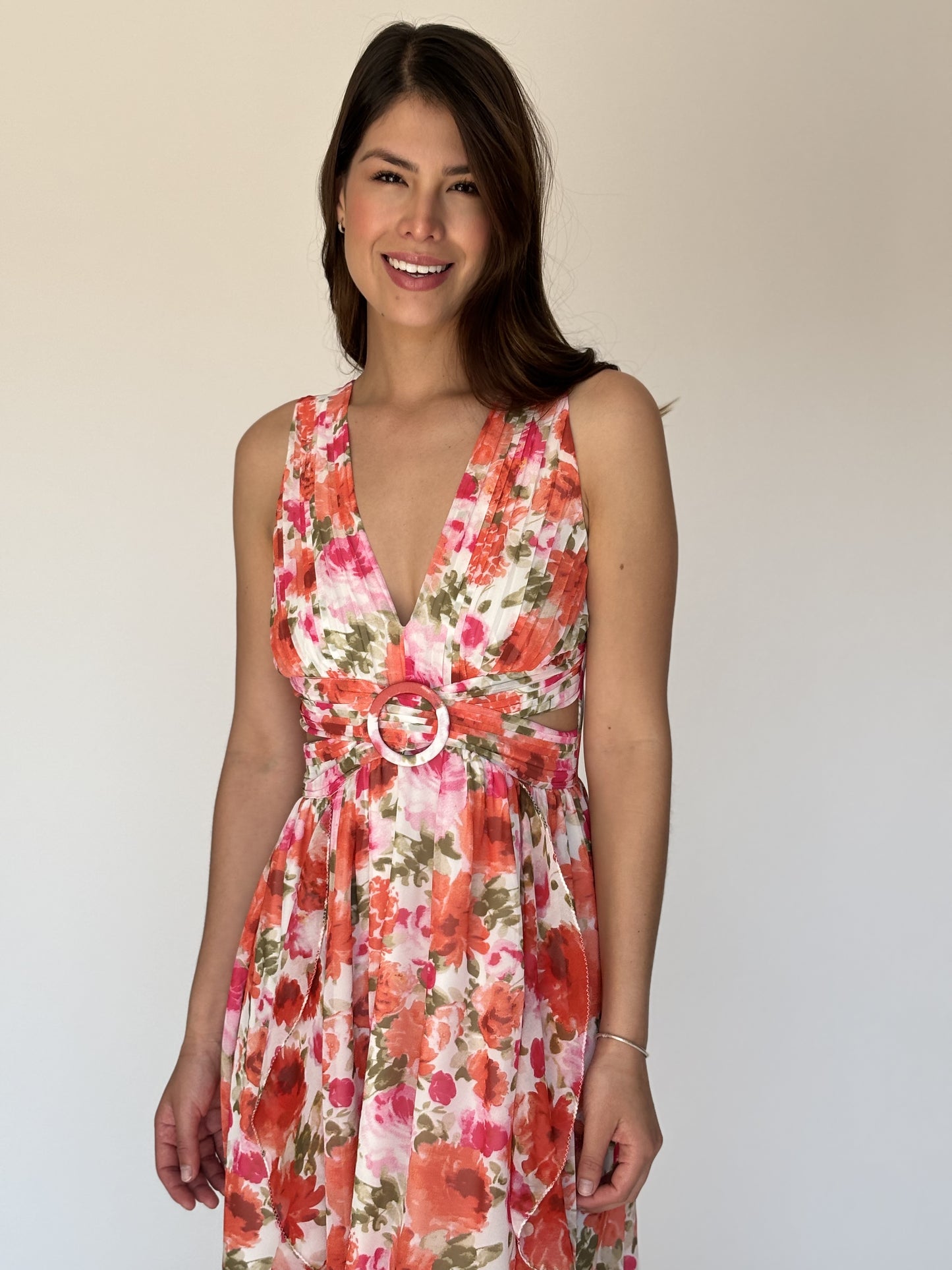 VESTIDO MIDI FLORAL DR2127
