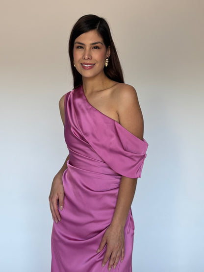 VESTIDO ROSA LD11625