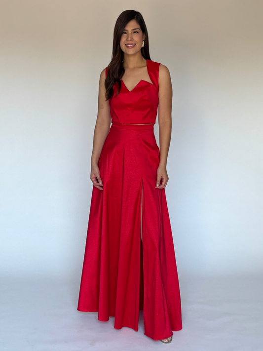 VESTIDO ROJO 40298