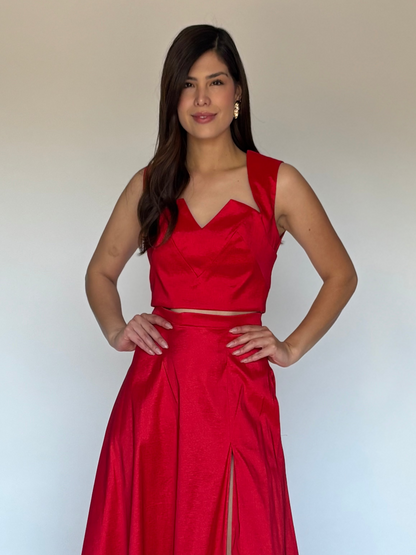 VESTIDO ROJO 40298
