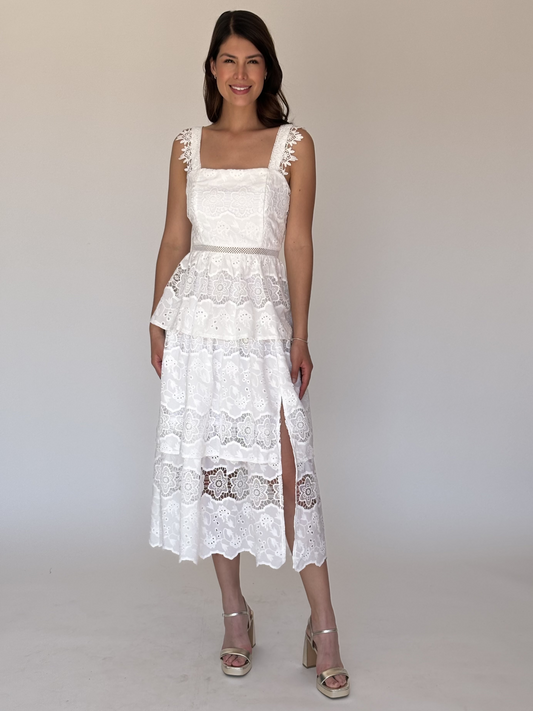 VESTIDO BLANCO 15119