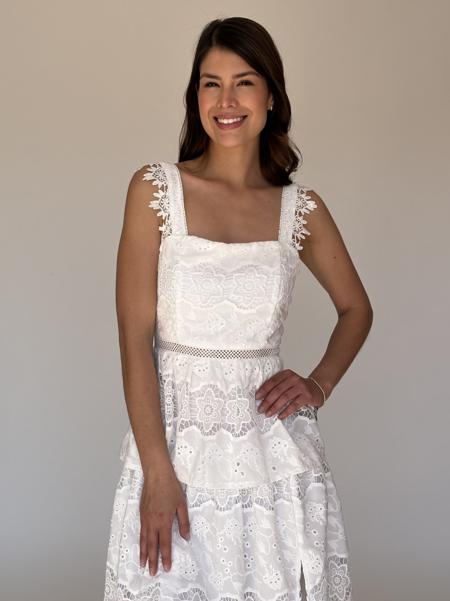 VESTIDO BLANCO 15119