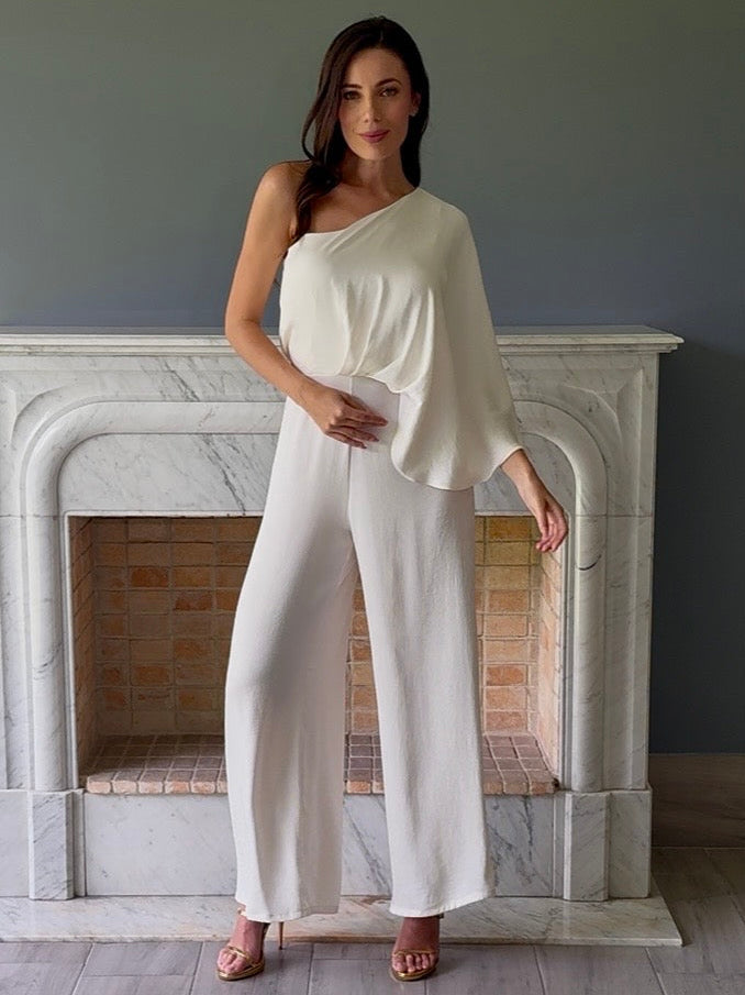 JUMPSUIT CREMA 8918