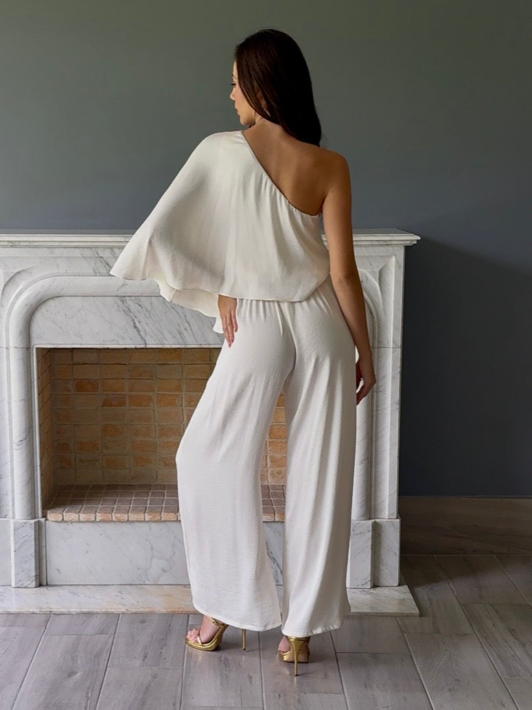JUMPSUIT CREMA 8918