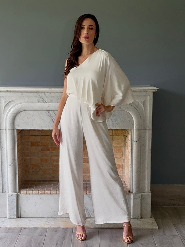 JUMPSUIT CREMA 8918