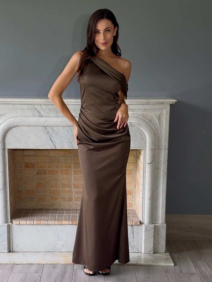 VESTIDO CAFE 2977