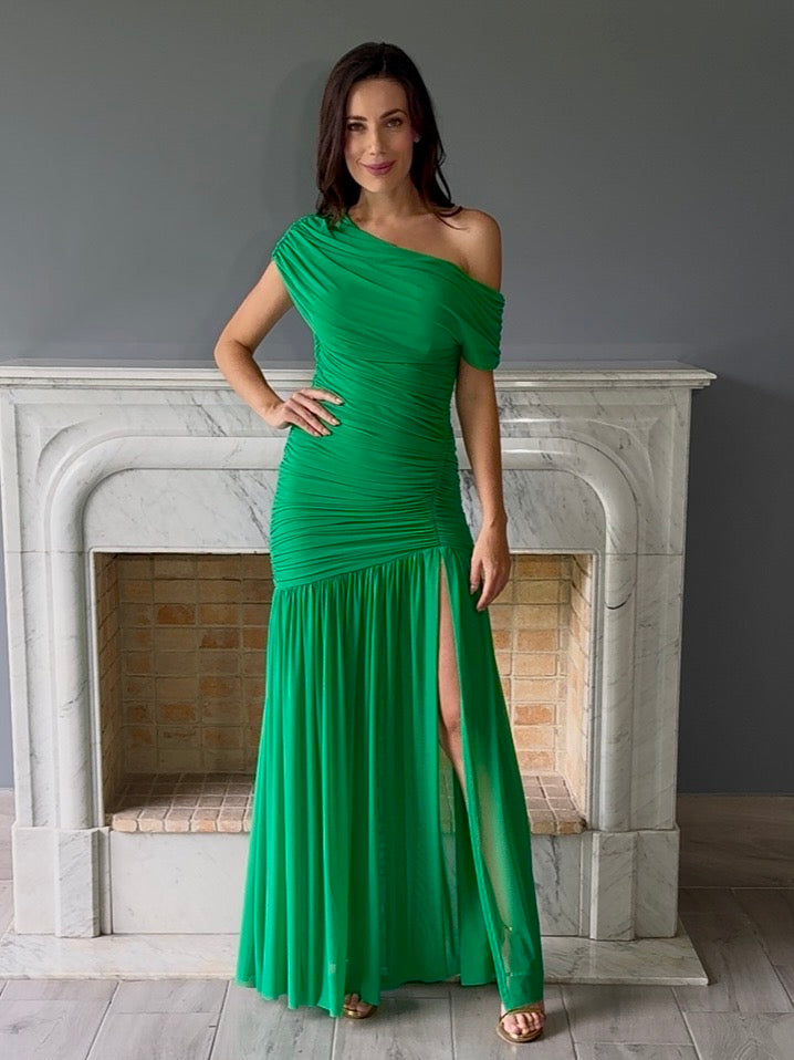 VESTIDO VERDE 7012