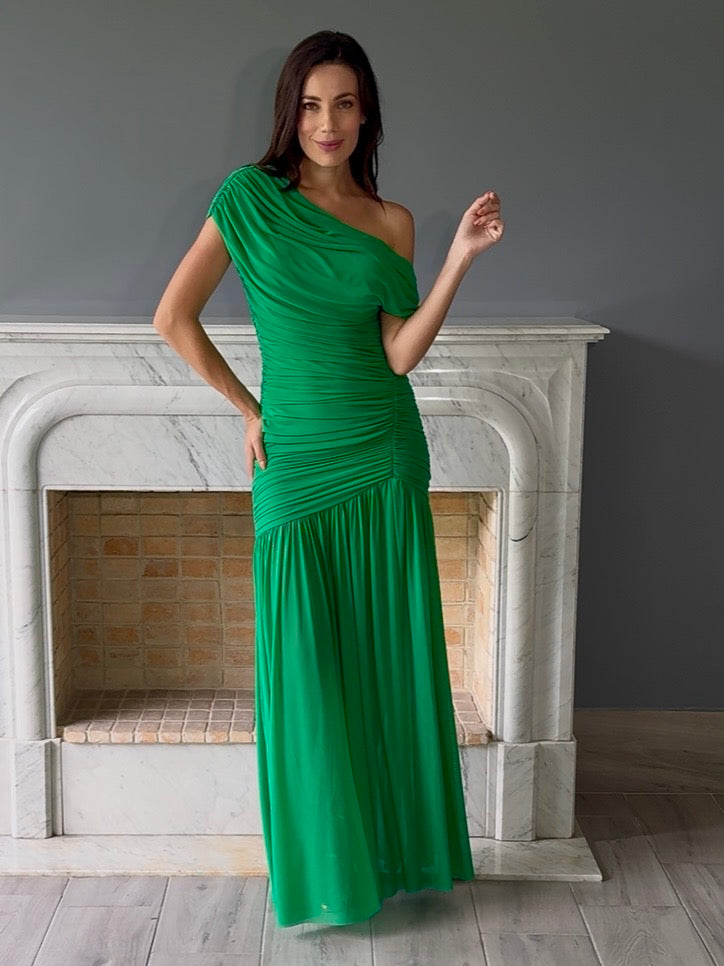 VESTIDO VERDE 7012