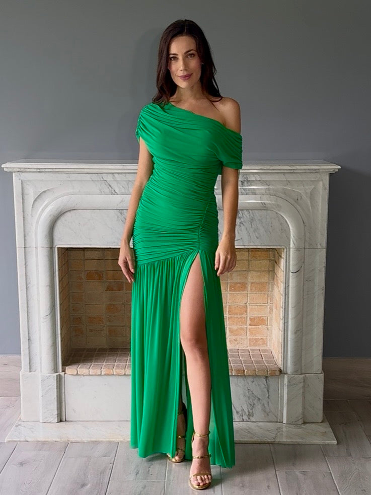 VESTIDO VERDE 7012