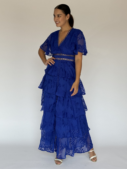 VESTIDO AZUL D5634