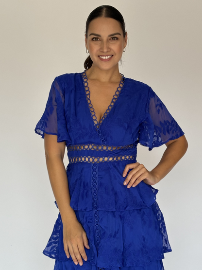 VESTIDO AZUL D5634