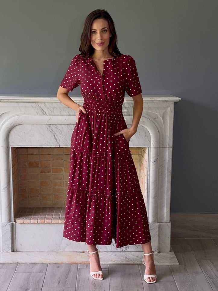 VESTIDO TINTO T1775