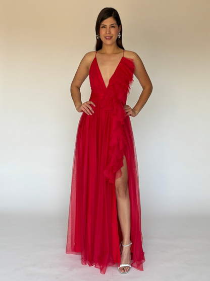 VESTIDO ROJO 507827