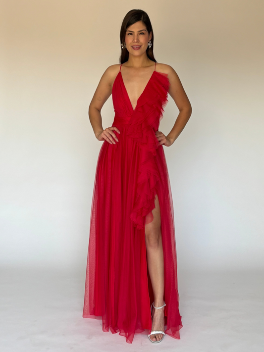 VESTIDO ROJO 507827