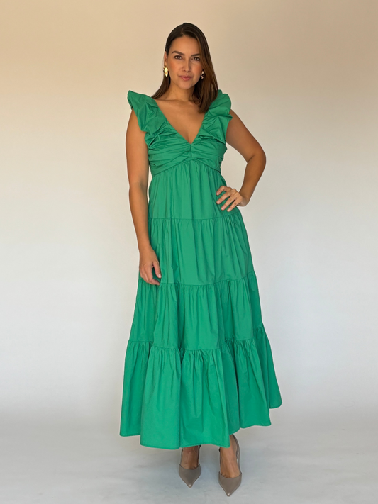 VESTIDO VERDE 96543