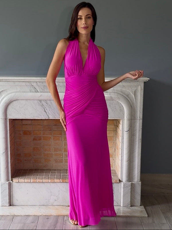 VESTIDO ROSA 7088