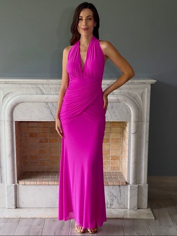 VESTIDO ROSA 7088