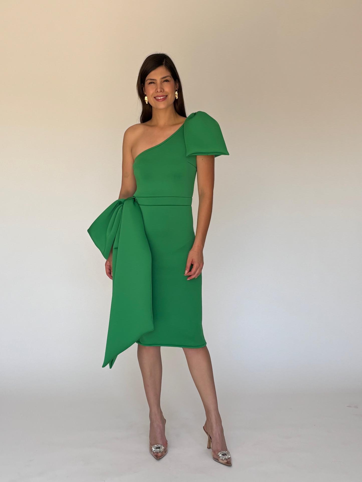 VESTIDO VERDE 22025
