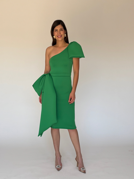 VESTIDO VERDE 22025