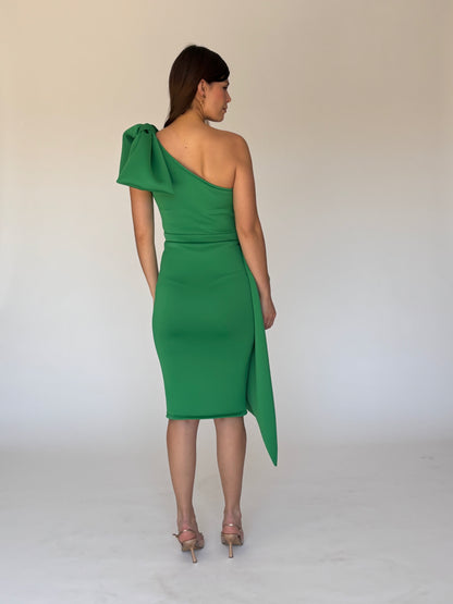 VESTIDO VERDE 22025