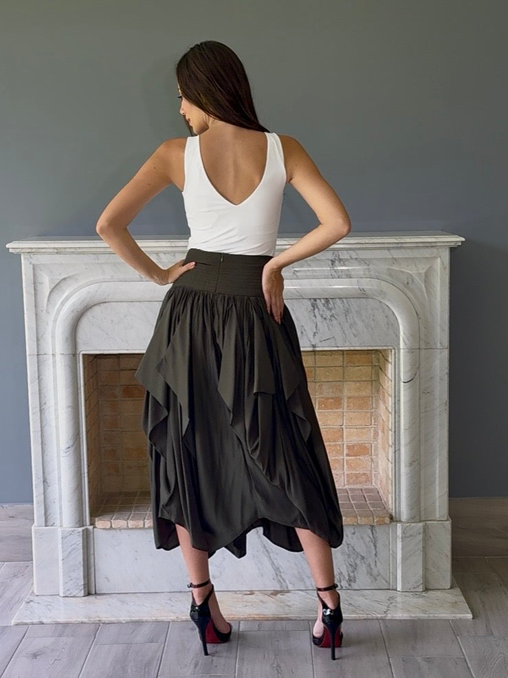 FALDA VERDE K0326