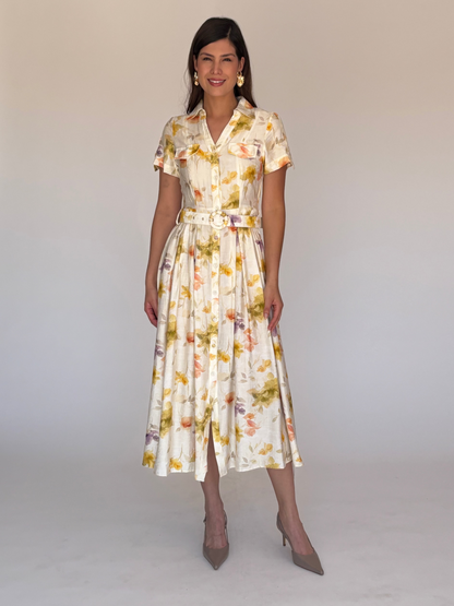 VESTIDO MIDI BEIGE M4061