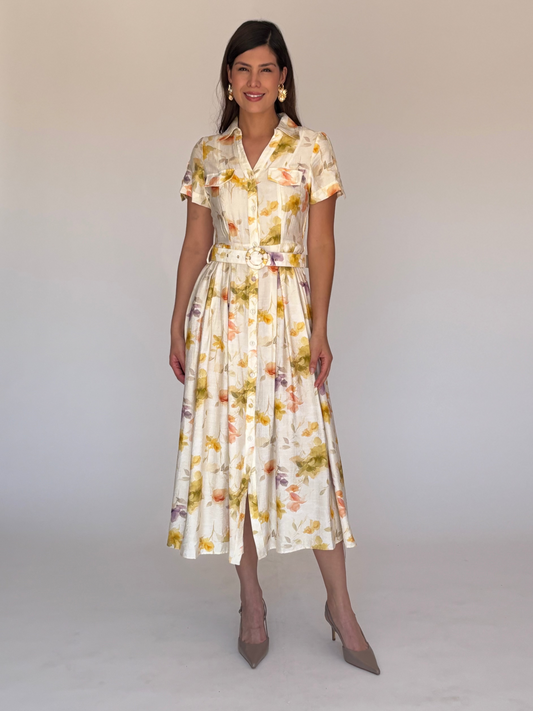 VESTIDO MIDI BEIGE M4061