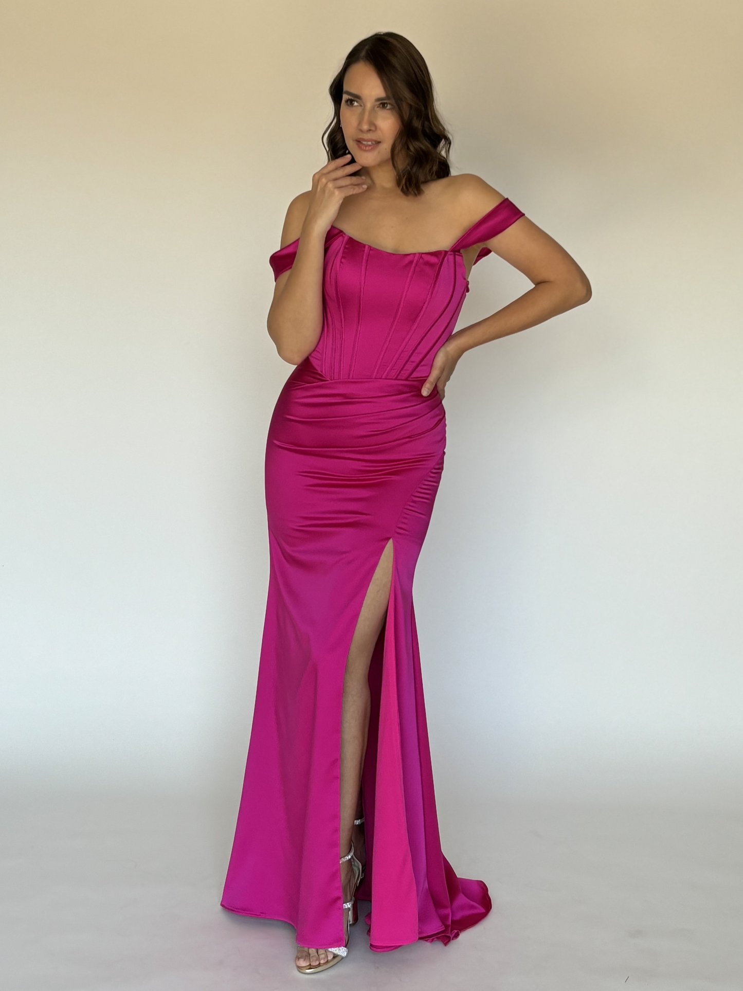 VESTIDO ROSA M1001
