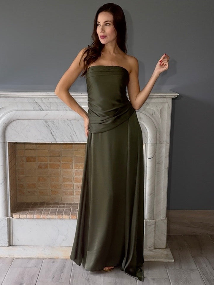 VESTIDO OLIVO N2442