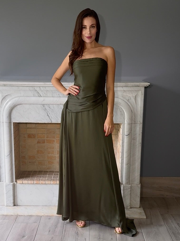VESTIDO OLIVO N2442