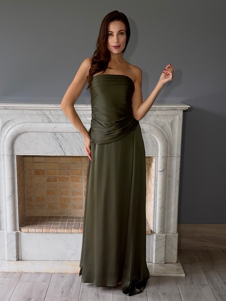 VESTIDO OLIVO N2442