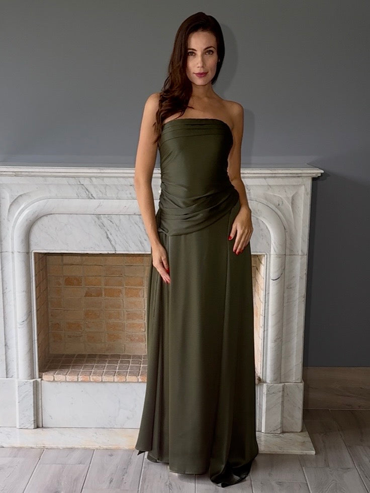 VESTIDO OLIVO N2442