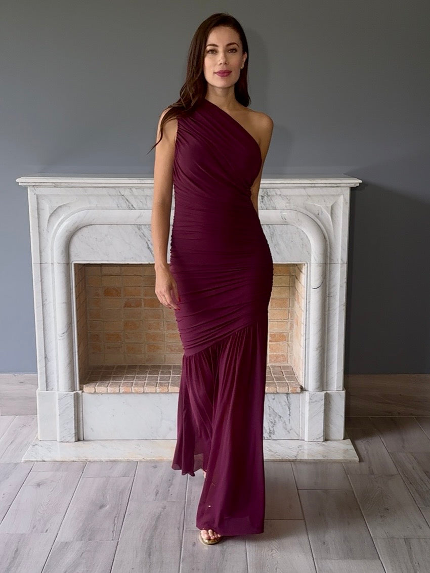 VESTIDO MORADO 5535