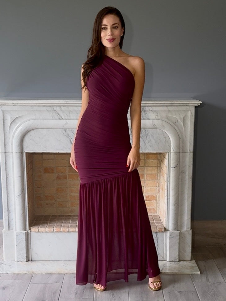 VESTIDO MORADO 5535