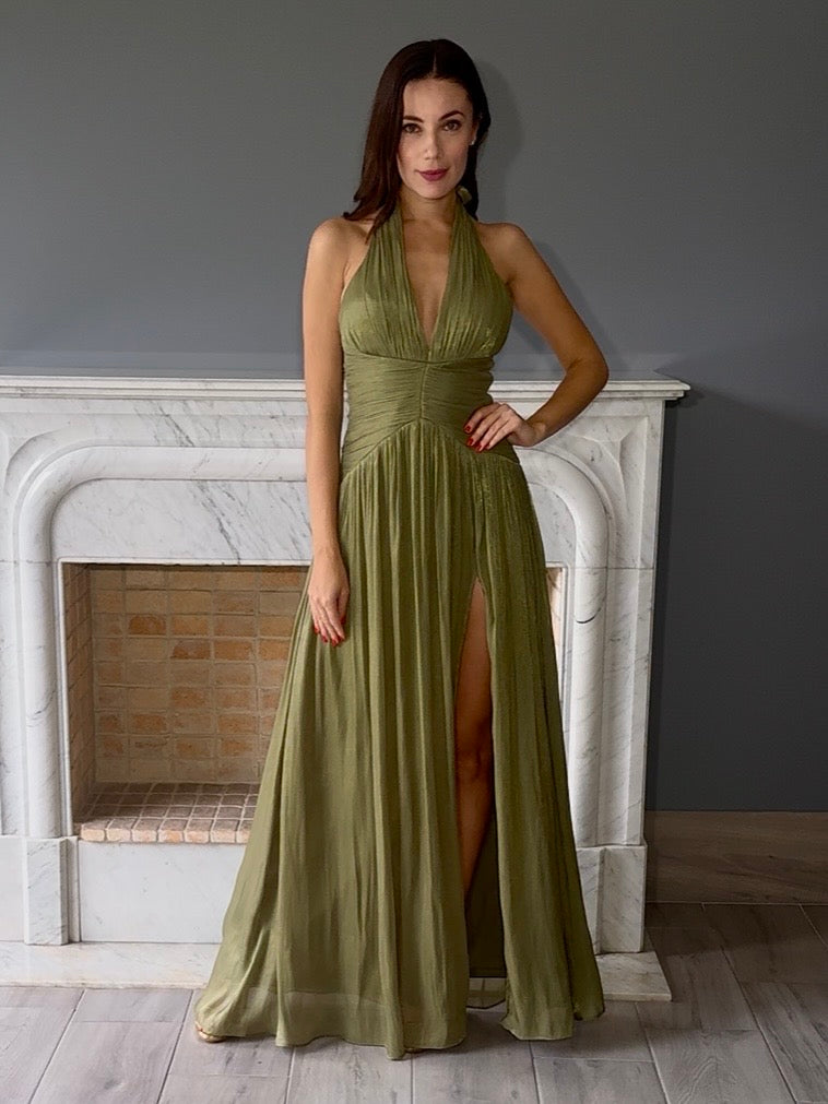 VESTIDO OLIVO 25175