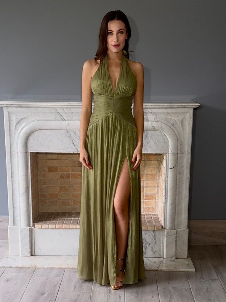 VESTIDO OLIVO 25175