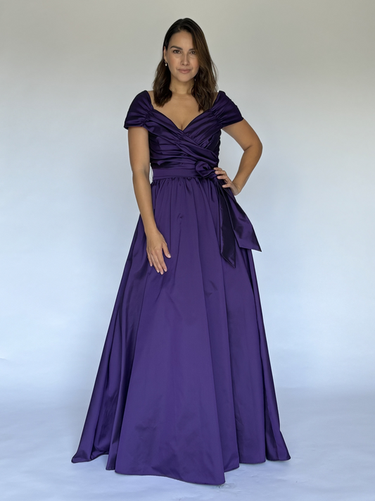 VESTIDO MORADO 50-7800
