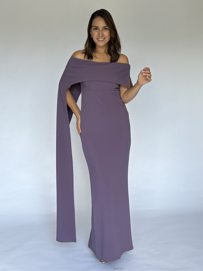 VESTIDO MORADO 50-7801